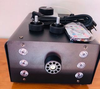 Máquina de fumo com luzes LED para eventos