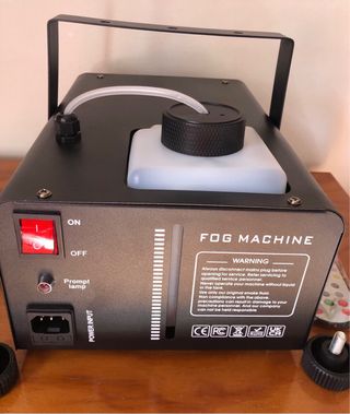 Máquina de fumo com luzes LED para eventos