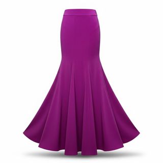 Falda Flamenco Larga Buganvilla Elástica