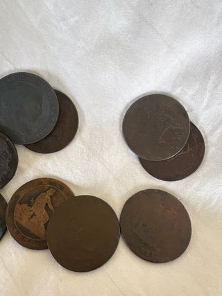 Lote monedas antiguas España