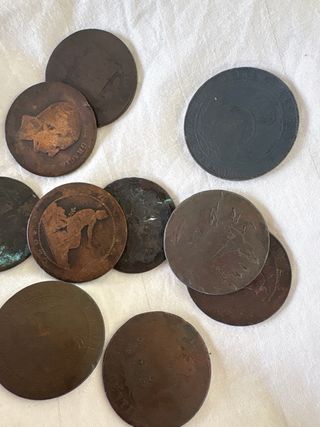 Lote monedas antiguas España