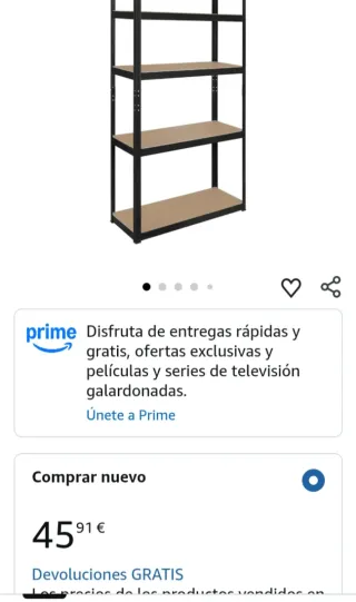 Scaffale Metallico Rebel 180cm