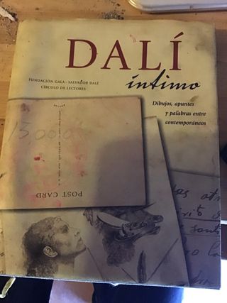 Libro ilustrado Dali intimo. Con bocetos y cartas
