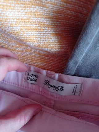 Lote 3 vaqueros niña talla 6-7 años