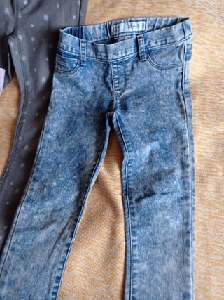 Lote 3 vaqueros niña talla 6-7 años