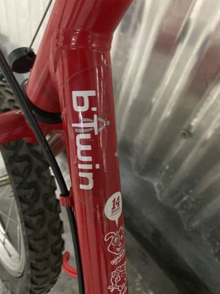 Bicicleta infantil Btwin 14 pulgadas