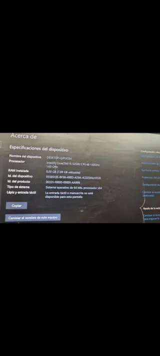 Mini PC core i5 8GB DDR3 SSD M.2 WiFi