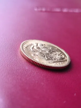 Moneda Soberano Oro 1966 22Kt