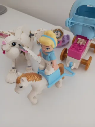 Lego duplo Cenicienta Carruaje y Conejo de lego
