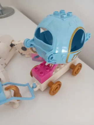 Lego duplo Cenicienta Carruaje y Conejo de lego