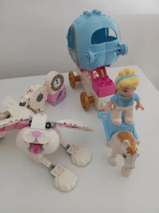 Lego duplo Cenicienta Carruaje y Conejo de lego