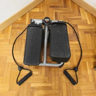 Máquina de step con bandas elásticas