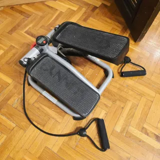 Máquina de step con bandas elásticas