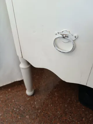 Cajonera Vintage Madera antigua estilo SHABBY CHIC