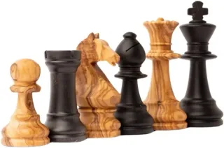 Piezas de ajedrez OLIVO Nuevas RECHAPADOS FERRER