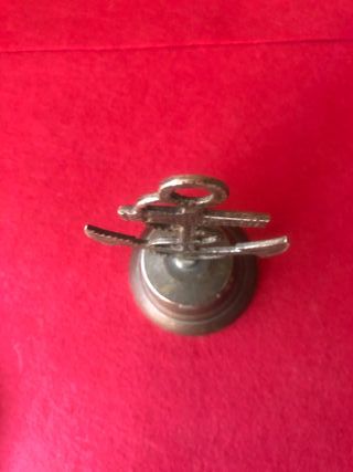 Campanilla de mano bronce motivo náutico