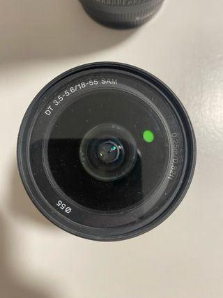 Objetivo camara de fotos