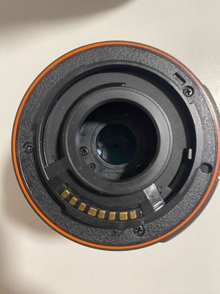 Objetivo camara de fotos