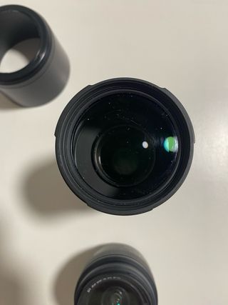 Objetivo camara de fotos