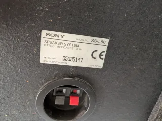 Sony SS-L80 Altoparlanti da Libreria