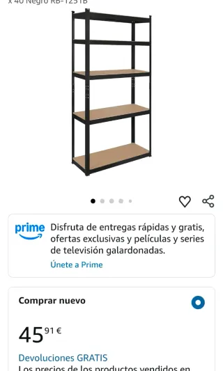 Scaffale Metallico Rebel 180cm