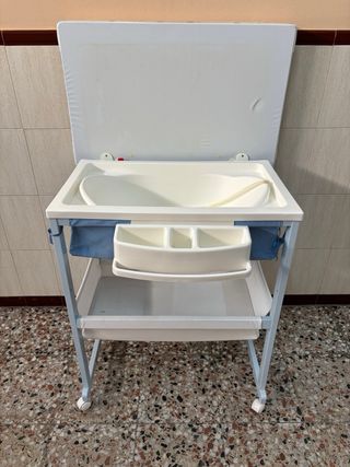 Bañera y cambiador bebé
