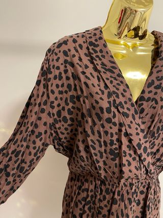 Vestido estampado leopardo