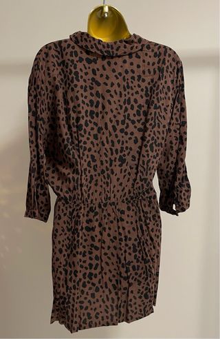 Vestido estampado leopardo