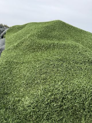 Cesped artificial reciclado