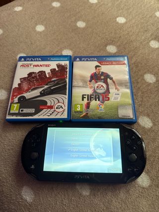 PS Vita Sony Negra