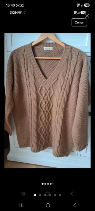 Jersey de ochos camel