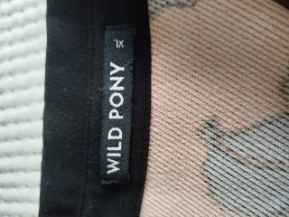 Vestido retro estampado Wild Pony