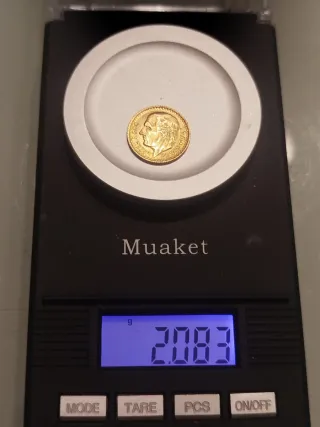 Moneda Oro 2.5 Pesos Mexicanos 1945