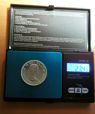 1 Dólar de Canadá (23,43g) Plata