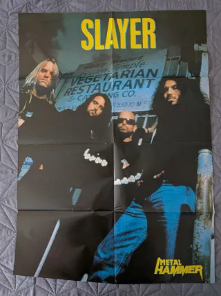 Póster doble cara Pantera y Slayer