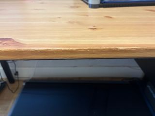 Scrivania in legno 140x70cm + 2 cassetti