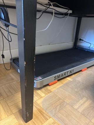 Scrivania in legno 140x70cm + 2 cassetti