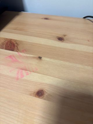 Scrivania in legno 140x70cm + 2 cassetti