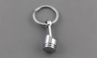 NUEVO LLAVERO PISTÓN CROMADO REGALO REF.1284