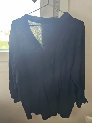 Camisa YAOHUOLE Negra Talla S