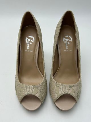 Scarpe con tacco Bata Tg.38 Beige
