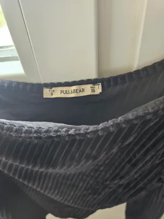 Body terciopelo Pull and Bear Negro Talla S