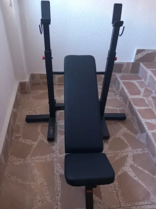 Banco de musculación negro