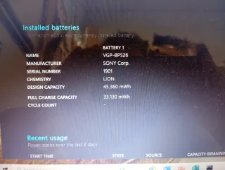 Portátil Sony VAIO Blanco y Plata