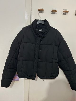 Anorak negro acolchado