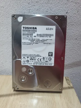 Disco Duro Toshiba 3.5 2TB SATA
