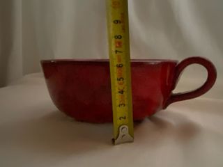 Ciotola vintage rossa made in Italy