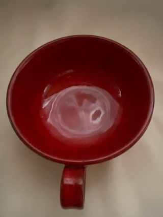 Ciotola vintage rossa made in Italy