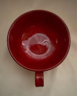 Ciotola vintage rossa made in Italy