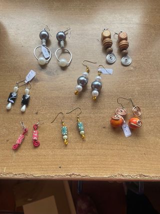 Lote Pendientes Artesanales El precio es por lote